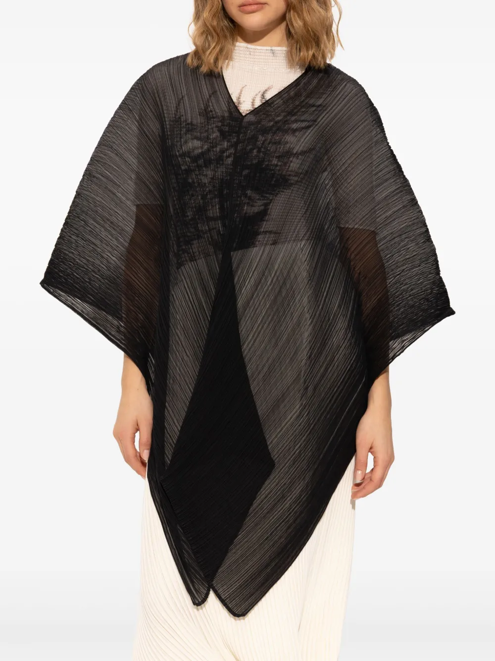 Pleats Please Issey Miyake Pleats Please sjaal Zwart