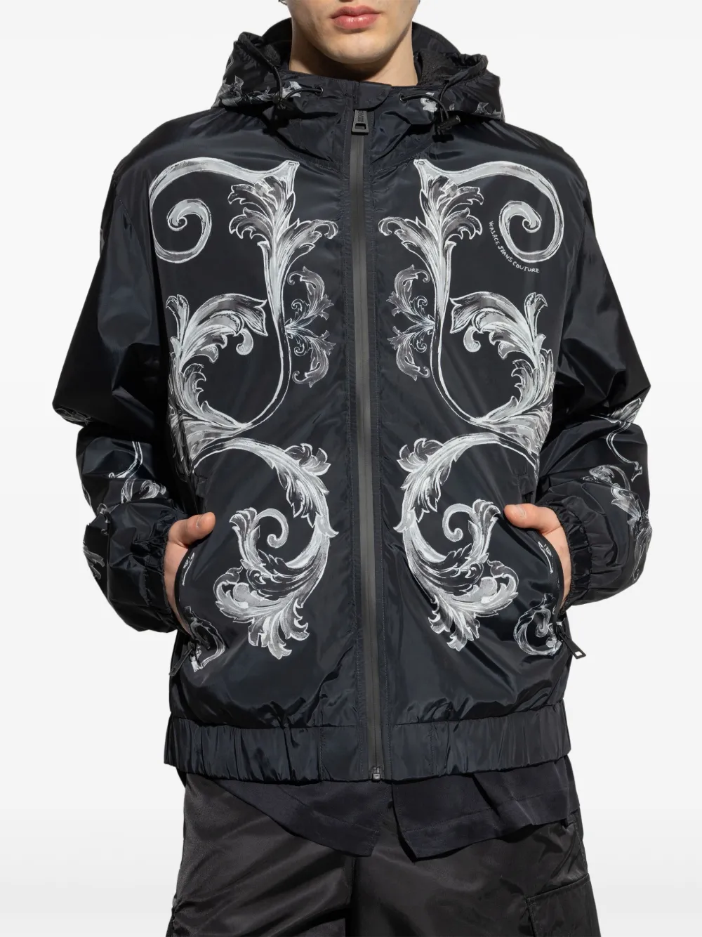 Versace Jeans Couture Jack met capuchon Zwart