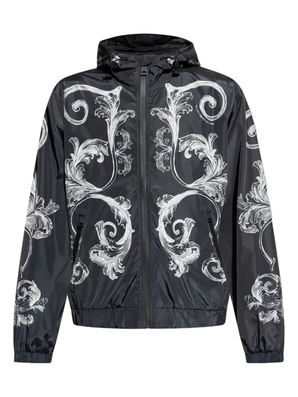 Versace Jeans Couture Sweat Jacket V-Emblem Hooded Jacket