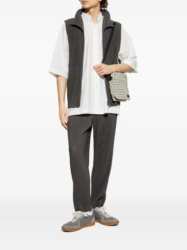 HOMME PLISSE ISSEY MIYAKE オムプリッセ ホワイトシャツ ISSEY MIYAKE イッセイミヤケ HOMME PLISSE オムプリッセ HP08