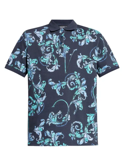 Versace Jeans Couture barocco-print polo shirt
