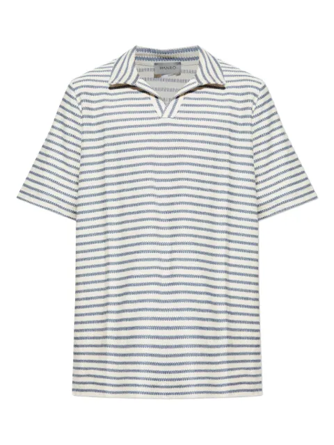Hanro striped polo shirt