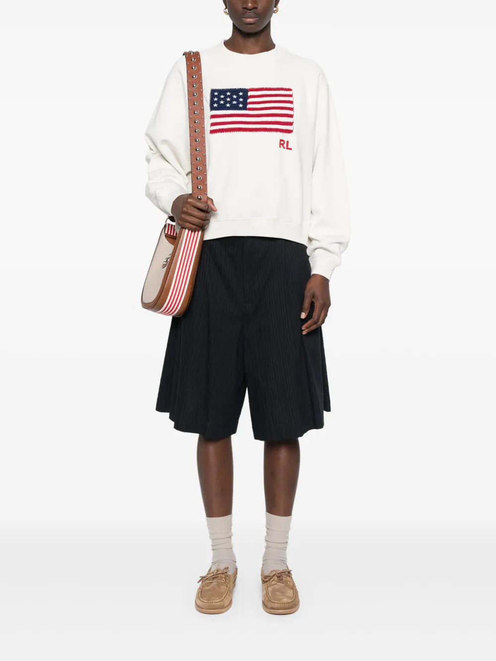 POLO RALPH LAUREN LOGO-EMBROIDERED SWEATSHIRT