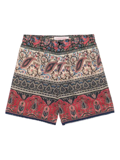 Valentino Garavani paisley-print shorts