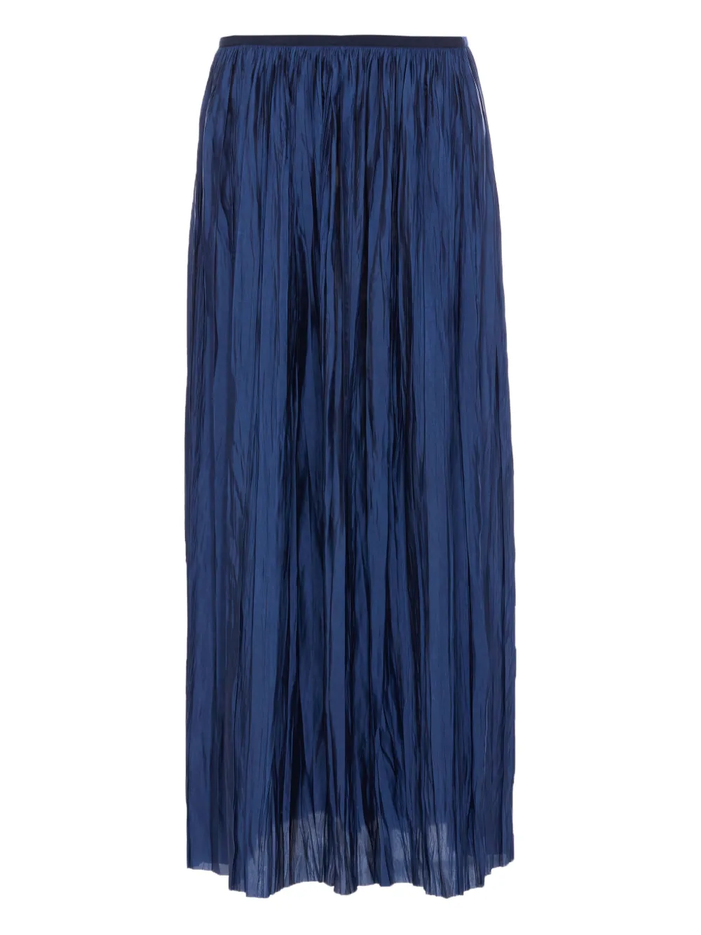 pleated midi skirt