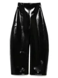 A.W.A.K.E. Mode crocodile rounded trousers - Black