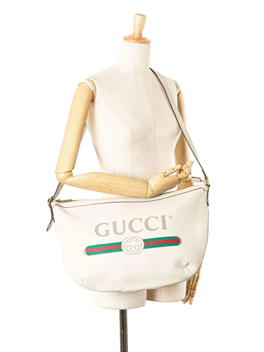 Gucci Pre-Owned Borsa a tracolla Half Moon in pelle 2000-2015 | Image 7