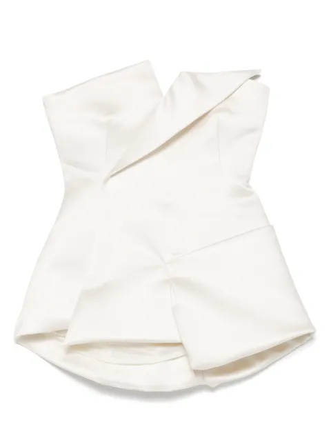 A.W.A.K.E. Mode corseted satin top