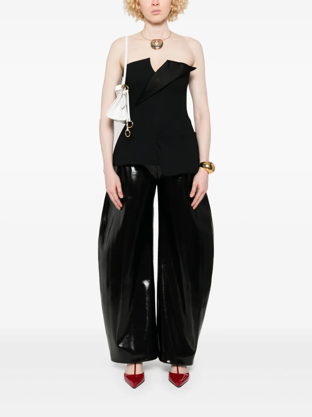 A.W.A.K.E. Mode corseted satin top | Vests & Tank Tops | Image 2
