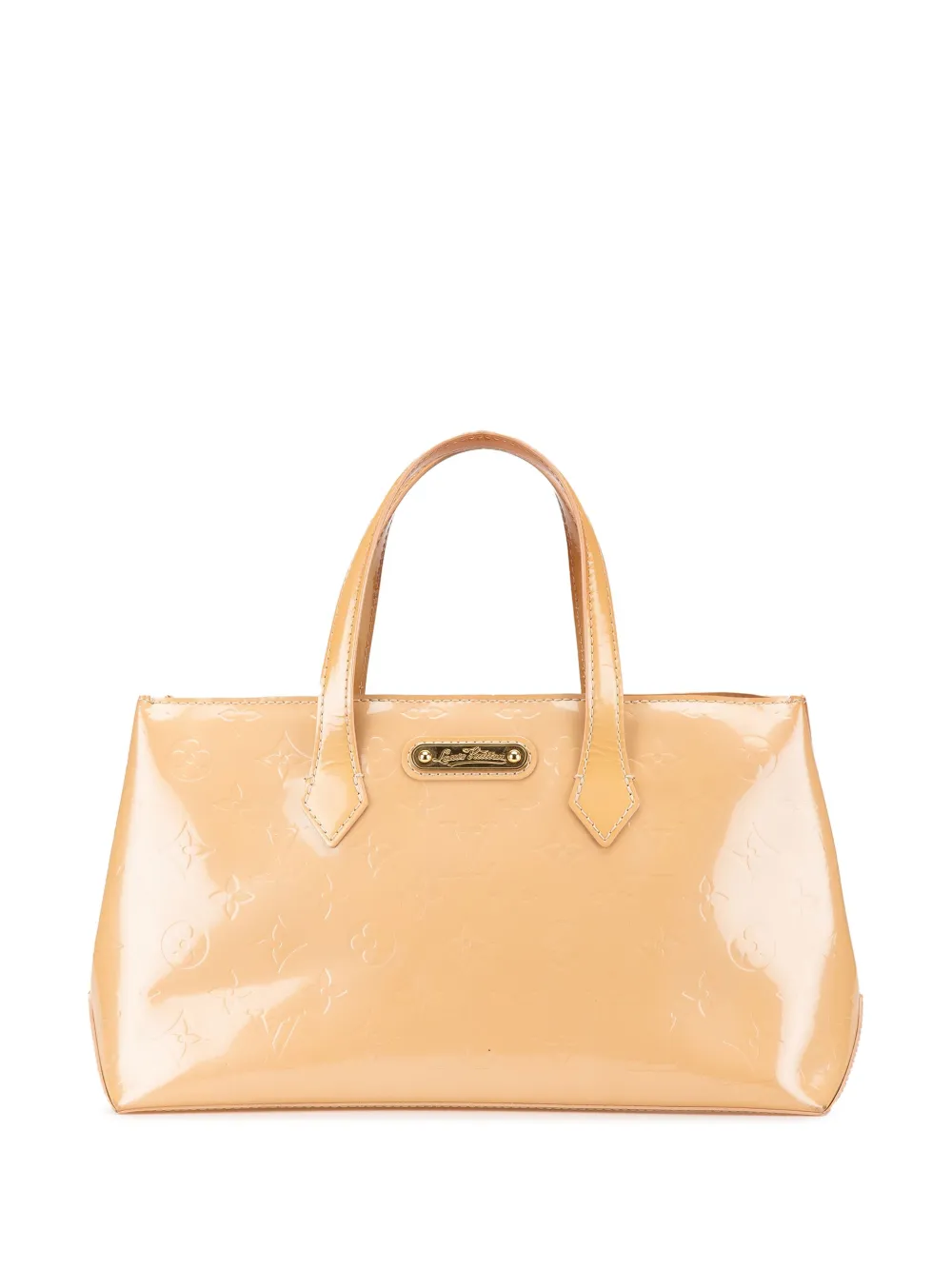 Louis Vuitton Pre-Owned 1990-2025 モノグラム ヴェルニ ウィルシャー PM ハンドバッグ - ブラウン Louis Vuitton Pre-Owned 1990-2025 モノグラム ヴェルニ ウィルシャー PM ハンドバッグ - ブラウン