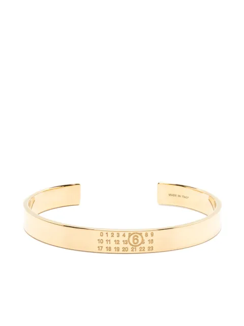 MM6 Maison Margiela logo-engraved bracelet