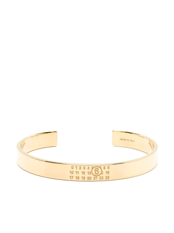★Maison Margiela★ Logo Bracelet Gold SM1UY0065SV0158950 SM 29548562_58547050_600.jpg