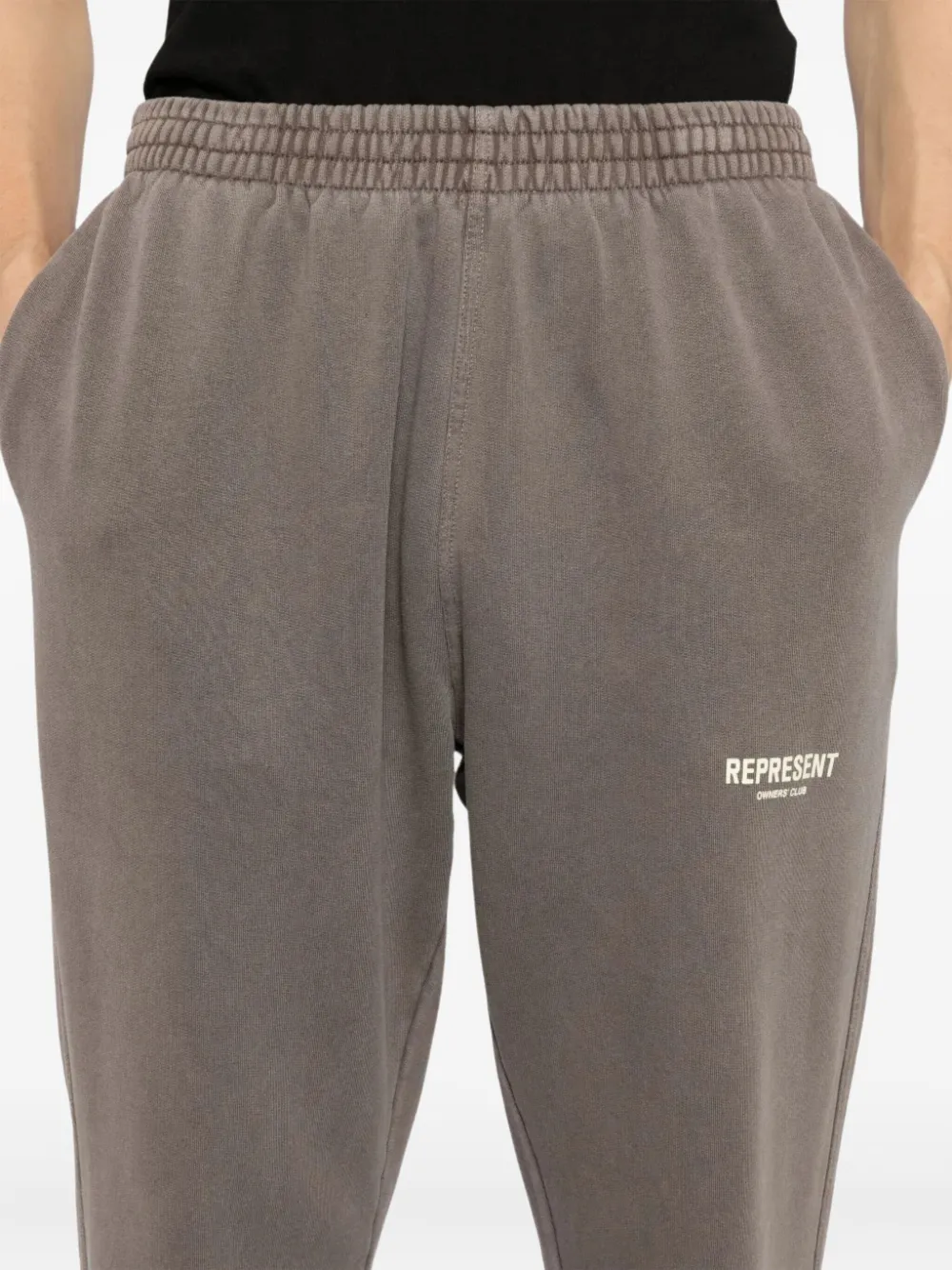 Represent Katoenen trainingsbroek Bruin