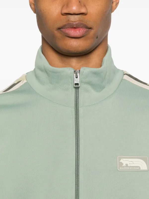 新品　Maison Kitsune FLASH FOX TRACK JACKET Maison Kitsuné Flas Fox Jacket | Green | FARFETCH ZA