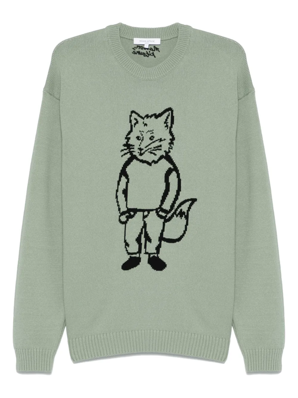 Maison Kitsuné suéter Dressed Fox | verde | Image 1