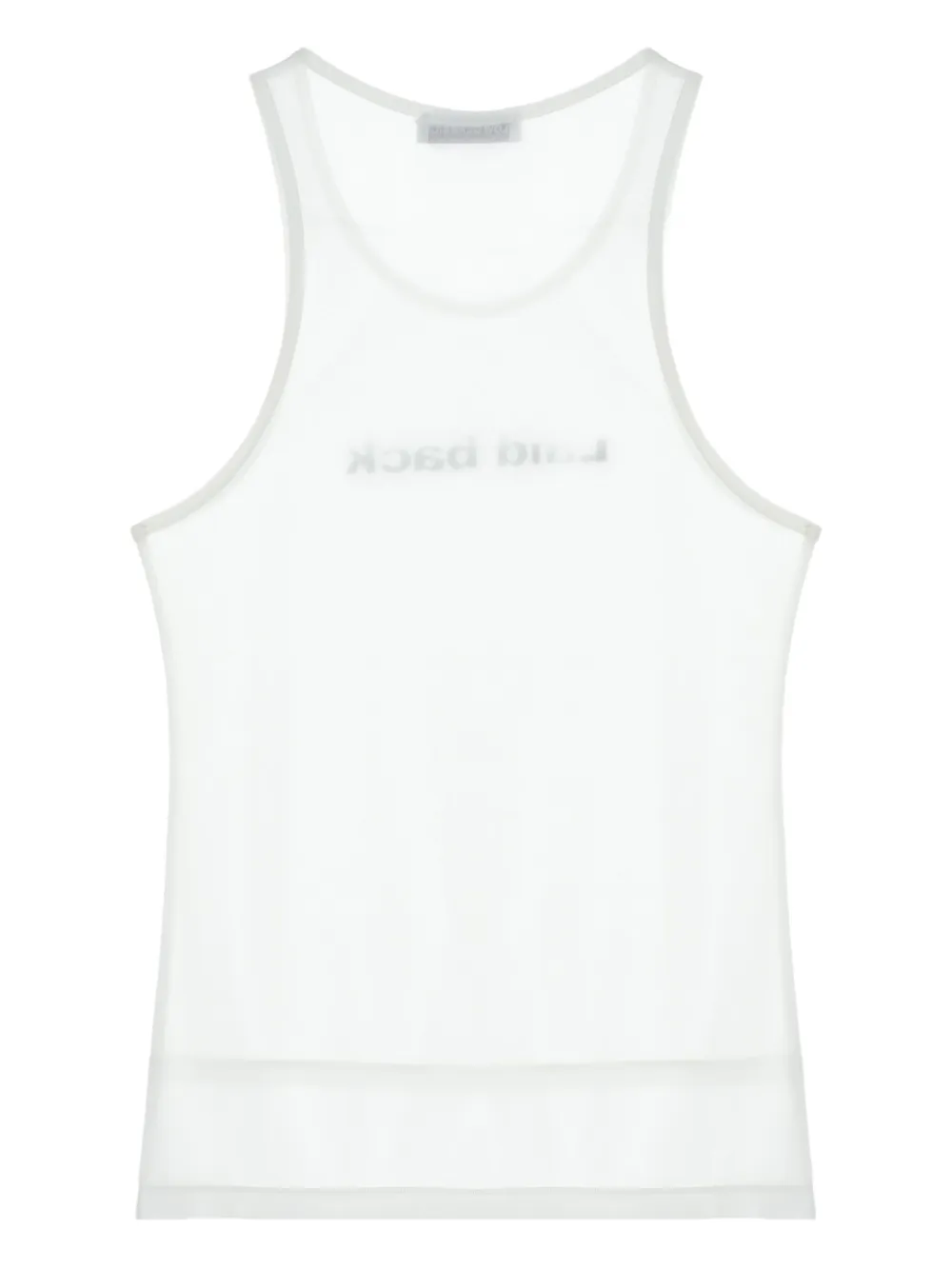 Low Classic Logo-embellished Tank Top In 白色