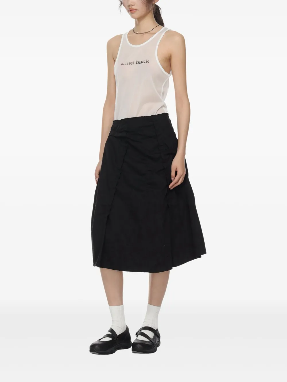Low Classic Logo-embellished Tank Top In 白色