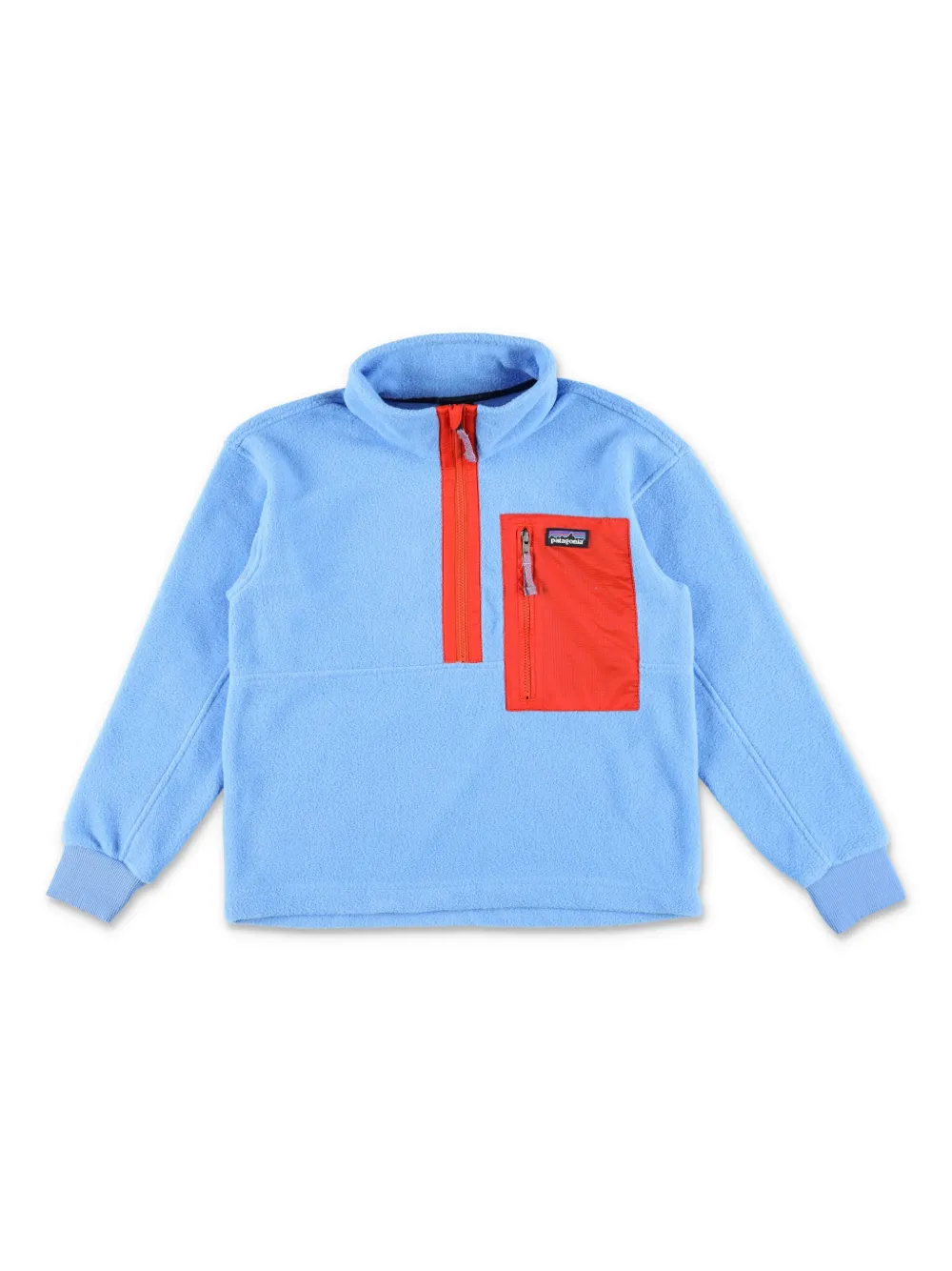 Patagonia Microdini Quarter-zip Fleece Pullover In Blue