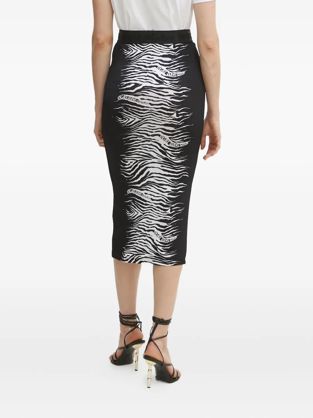 Versace Jeans Couture zebra-print midi skirt | Pencil Skirts | Image 2