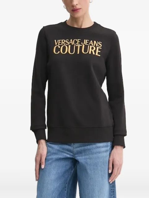 Versace Jeans Couture sudadera con logo bordado
