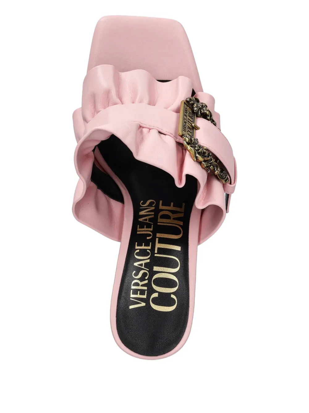 Versace Jeans Couture ruffle-detail sandals Pink