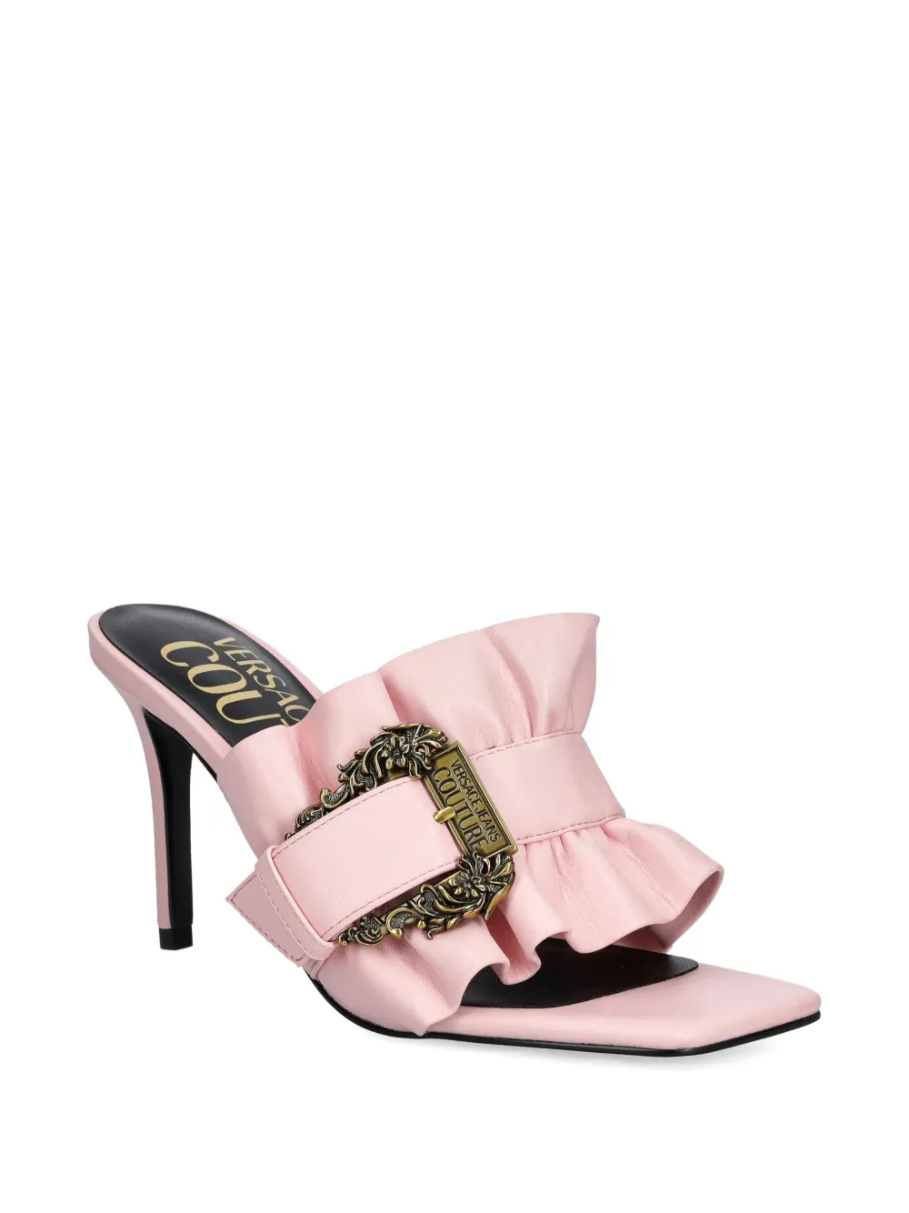 Versace Jeans Couture Muiltjes met ruches - Roze