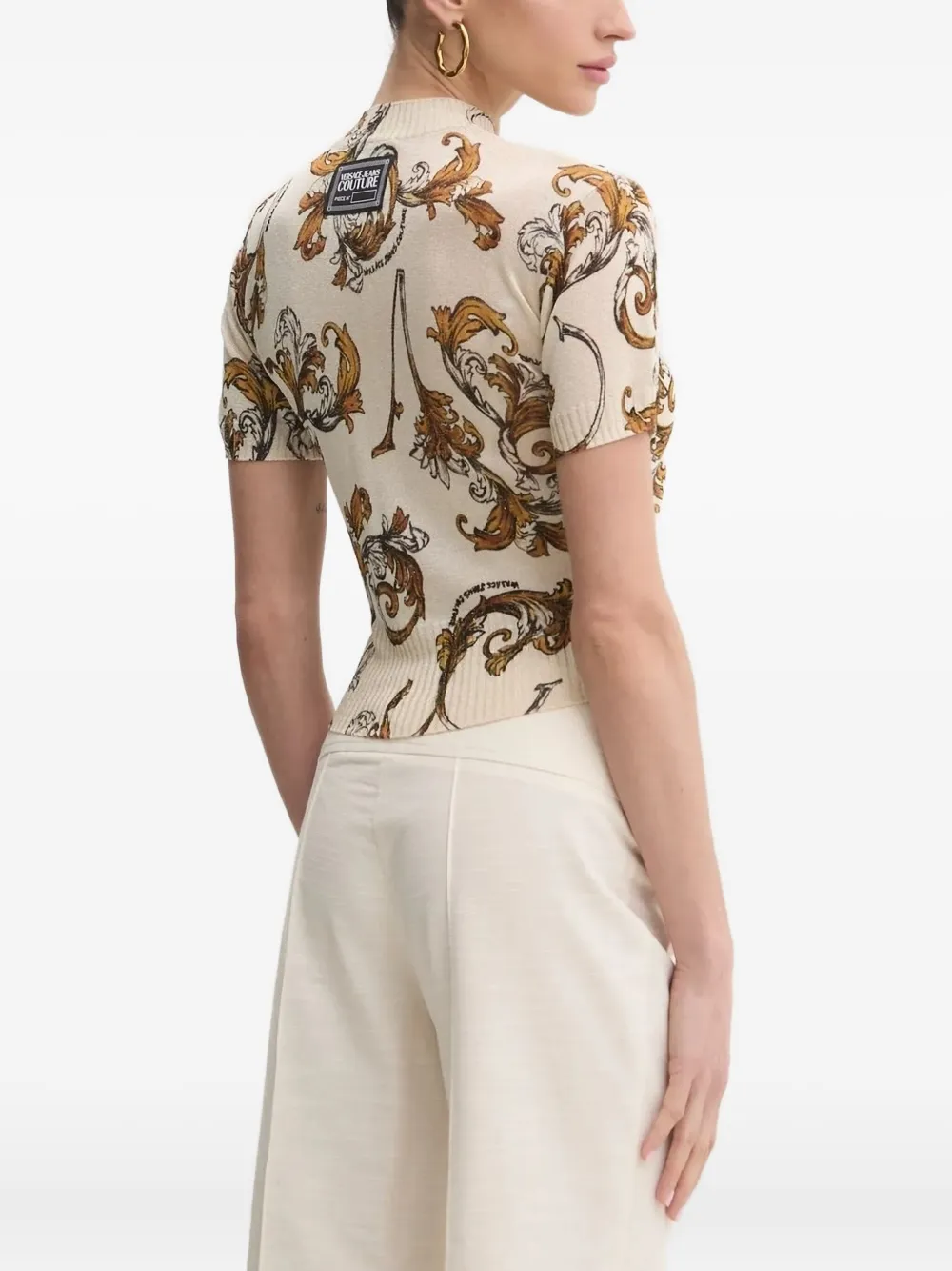 Versace Jeans Couture print knit t-shirt | T-Shirts & Jersey Shirts | Image 2