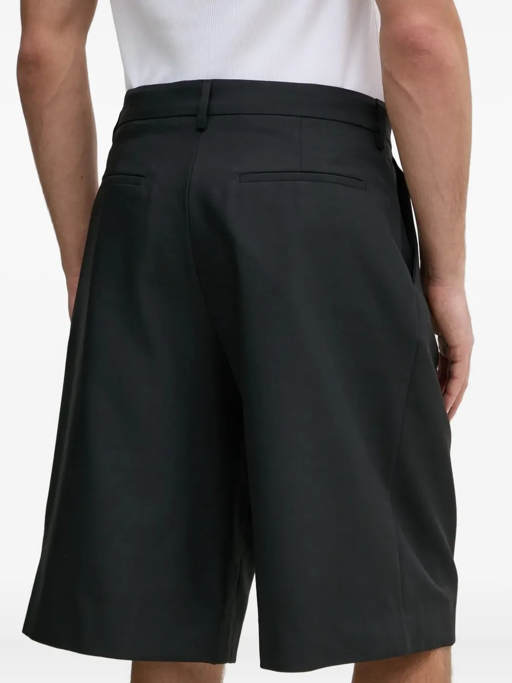 Versace Jeans Couture pleated shorts | Tailored Shorts | Image 2