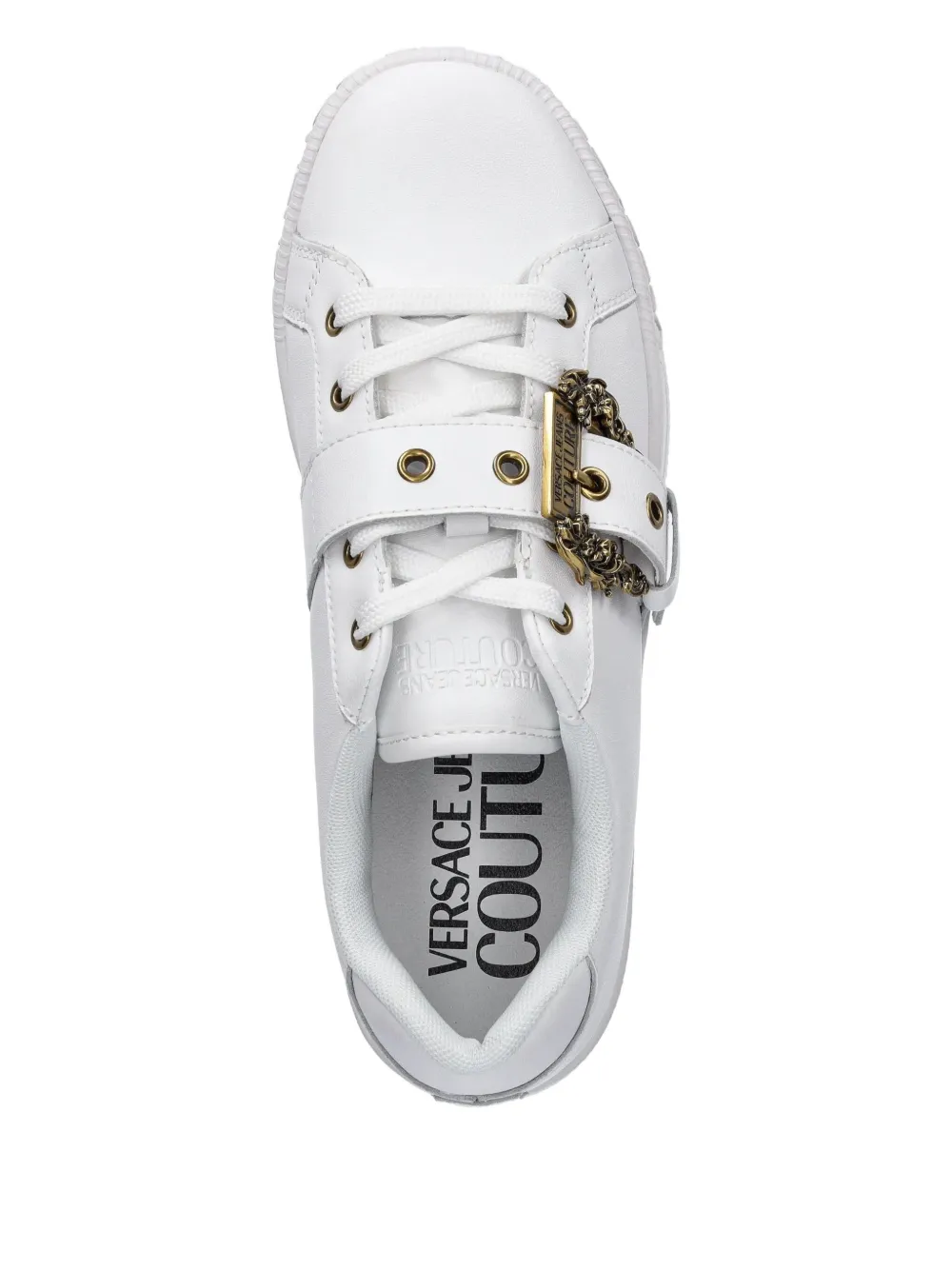 Versace Jeans Couture leather sneakers White
