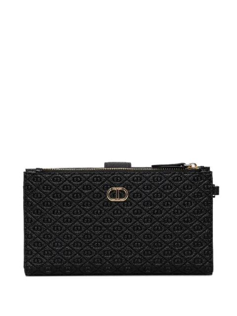TWINSET monogram-debossed wallet 