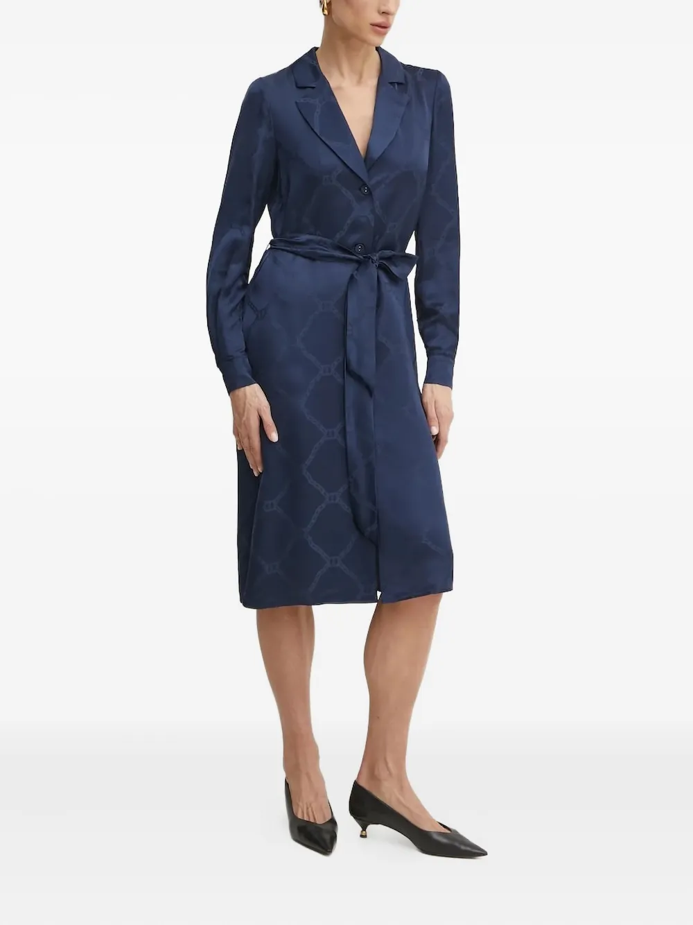 TWINSET Blousejurk met ceintuur Blauw
