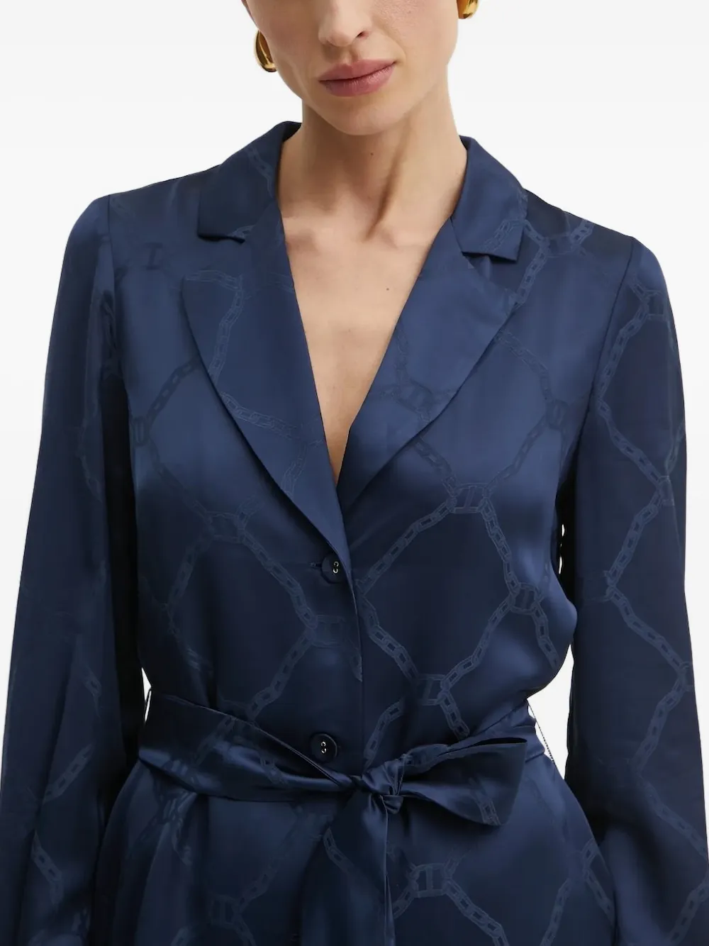 TWINSET Blousejurk met ceintuur Blauw