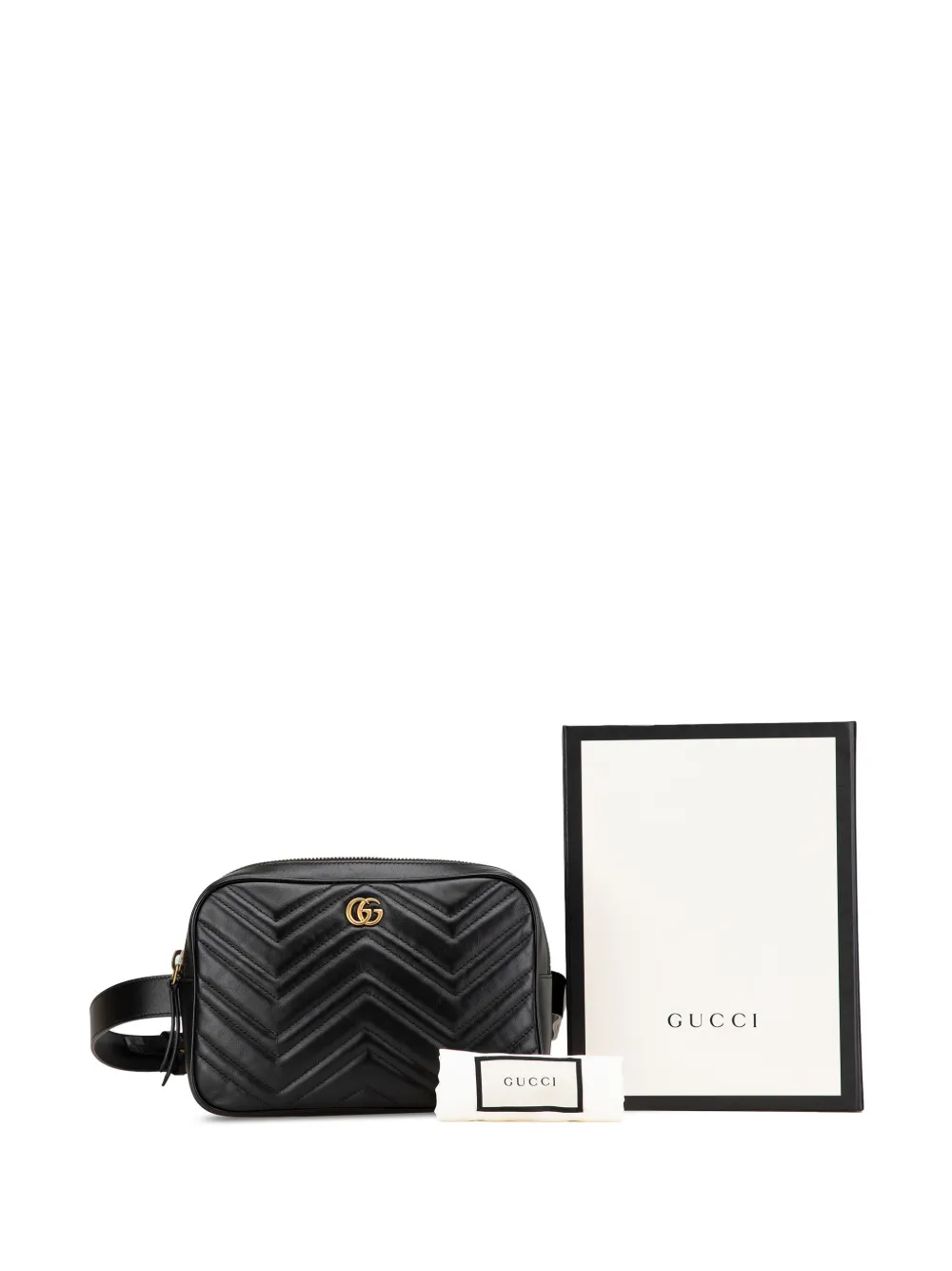 Gucci Pre-Owned Marsupio squadrato GG Marmont Matelasse in pelle 2000-2015 | Image 6