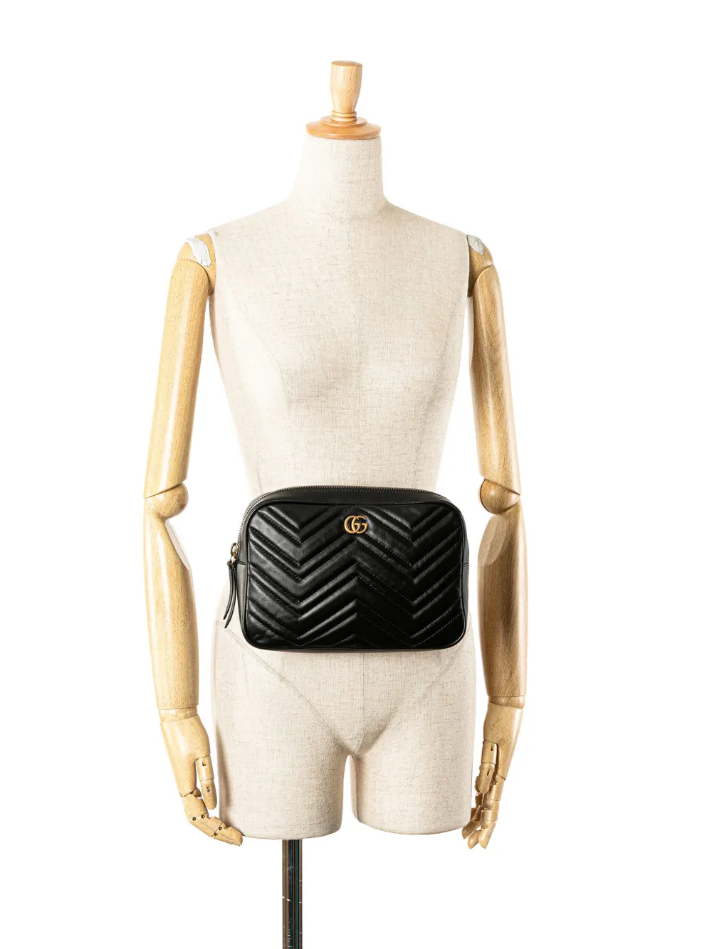 Gucci Pre-Owned Marsupio squadrato GG Marmont Matelasse in pelle 2000-2015 | Image 7