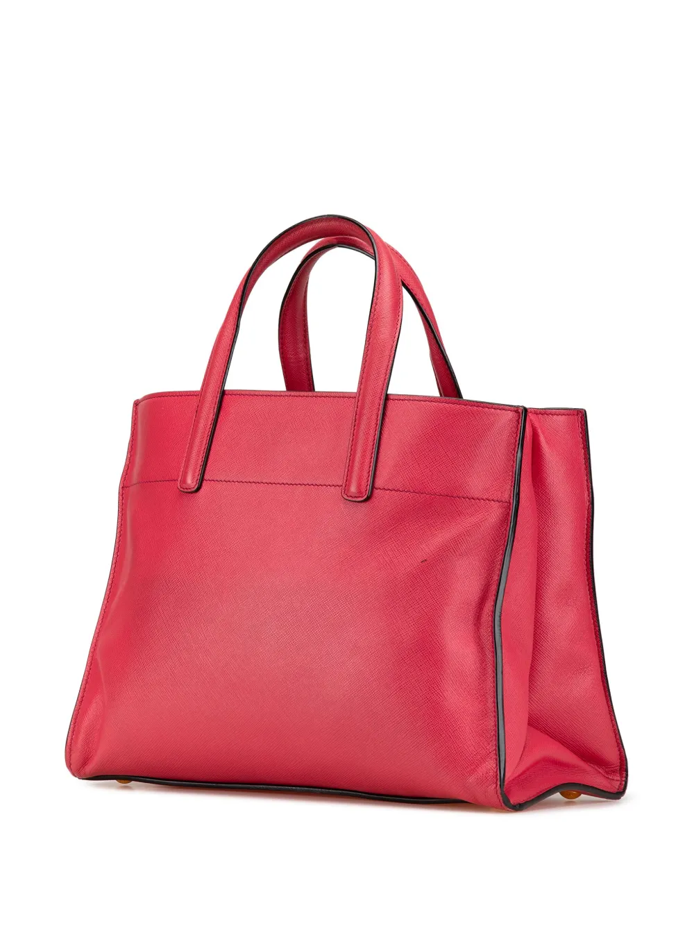 Prada Pre-Owned 2000-2024 Saffiano Soft Triple Pocket Tote satchel | Pre-Owned | Image 2
