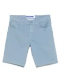 Jacob Cohën logo-patch shorts - Blue