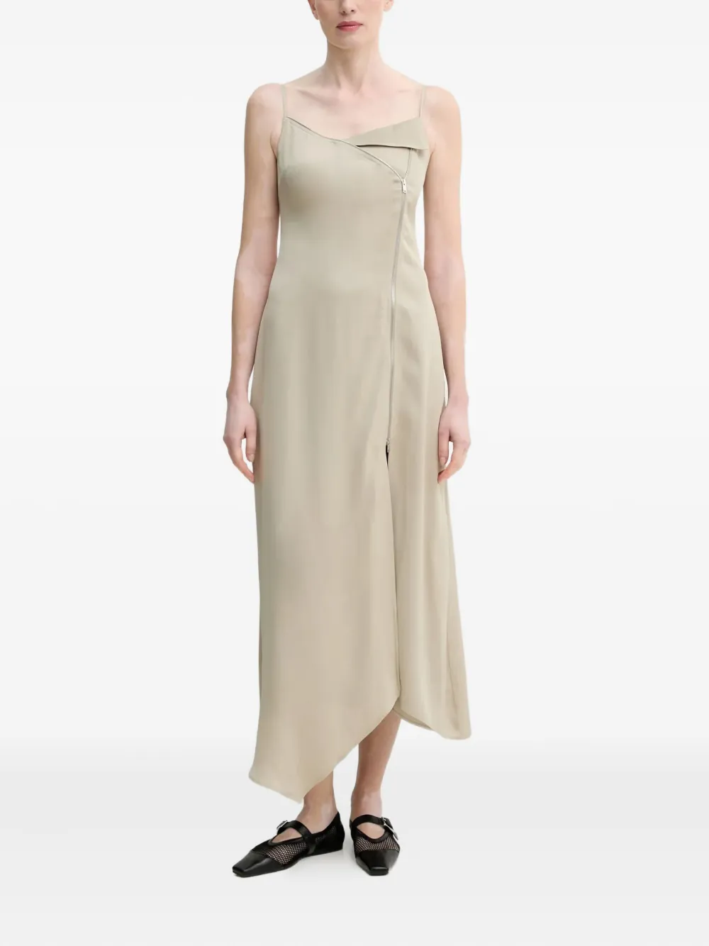Nanushka asymmetric zip-up dress | Day Dresses | Image 2