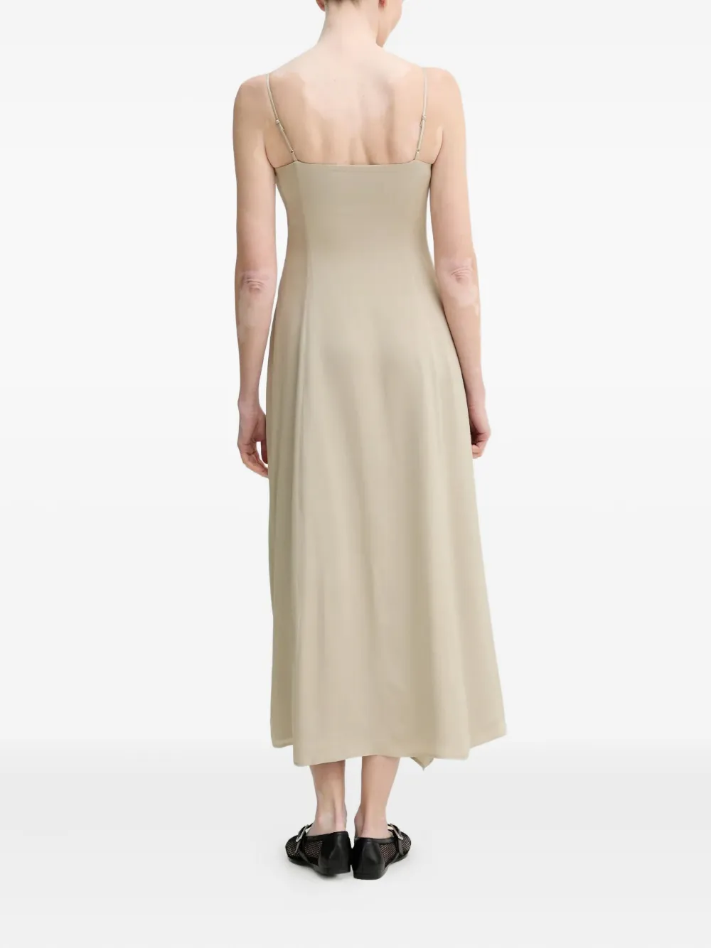 Nanushka Asymmetrische jurk Beige