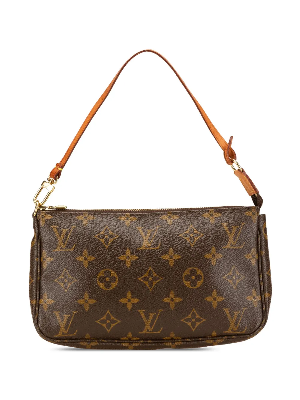 Louis Vuitton Pre-Owned 2002 モノグラム ポシェット アクセソワール ショルダーバッグ - ブラウン Louis Vuitton Pre-Owned 2002 モノグラム ポシェット アクセソワール ショルダーバッグ - ブラウン
