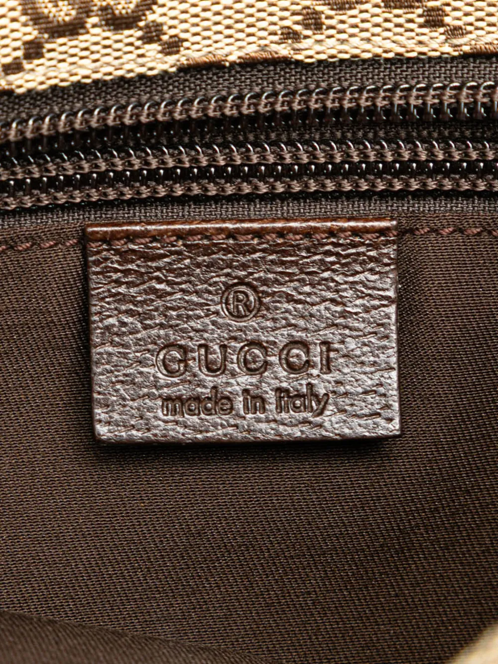 Gucci Pre-Owned Borsa a tracolla in tela GG con decorazione Web 2000-2015 | Image 5