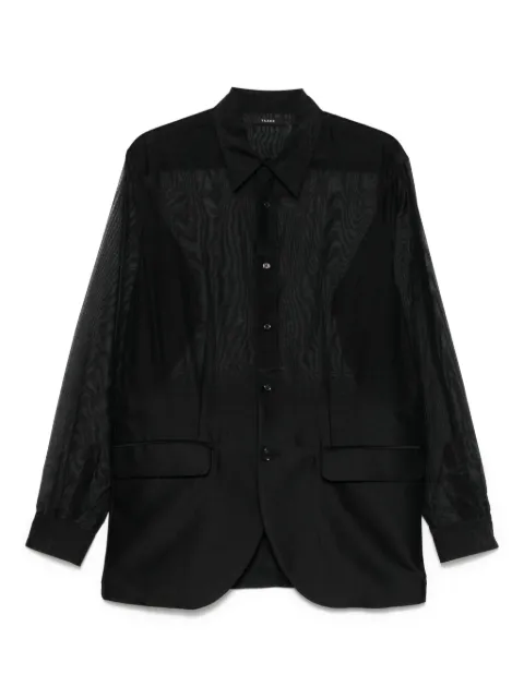 Taakk camisa traslúcida