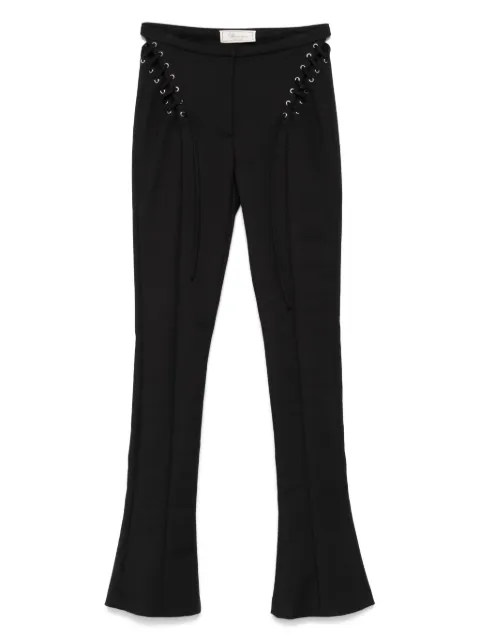 Blumarine pantalones con detalle de agujetas