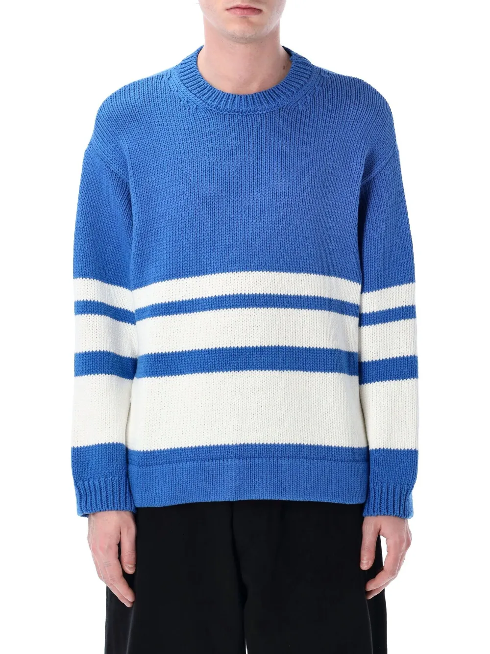 Ymc You Must Create Sweater Ymc Men Color Royal Blue In Blue