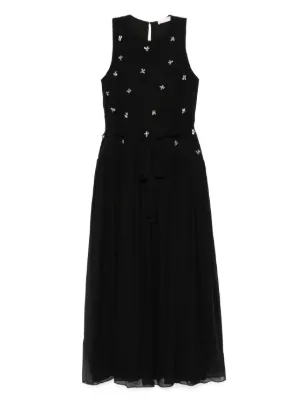 halter neck summer midi dress Natasha Eyelet Halter Midi Dress