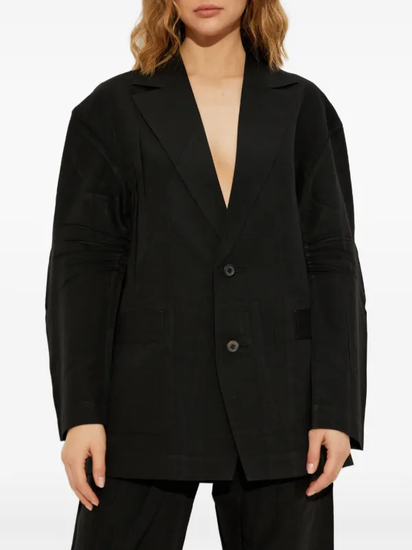 Issey Miyake オーバーサイズ ジャケット | ブラック | FARFETCH JP