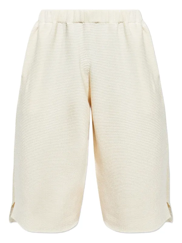 Homme Plissé Issey Miyake リブニット ショートパンツ | ニュートラル