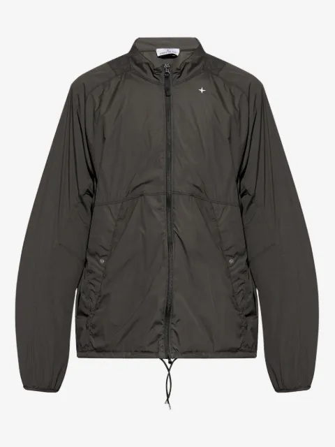 Stone Island logo bomber jacket