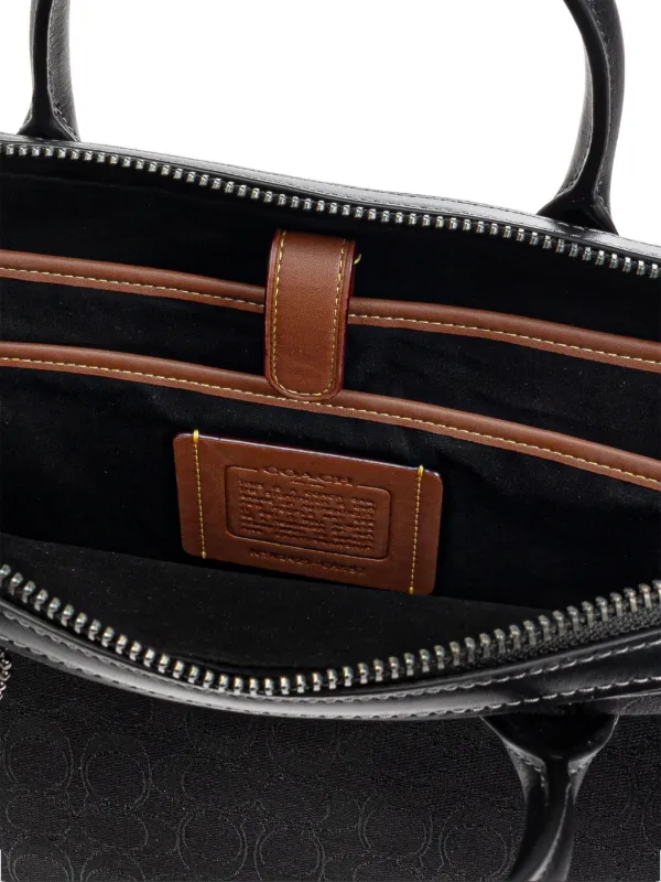Coach Theo Work Bag | Black | FARFETCH