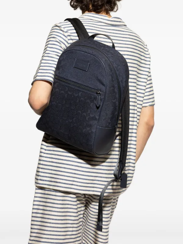 Coach モノグラム バックパック | ブルー | FARFETCH JP