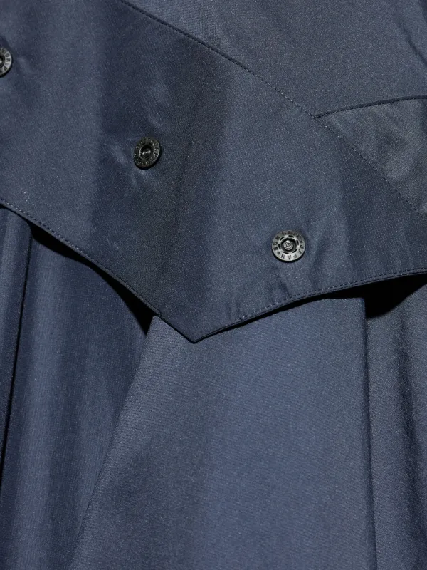 Homme Plissé Issey Miyake ナイロン カイト コート | ブルー